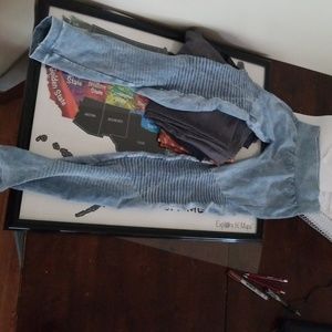 Electric yoga moto legging